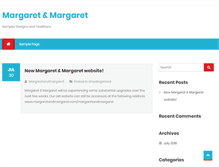 Tablet Screenshot of margaretandmargaret.com